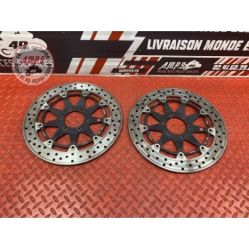 Paire de disque de frein avant Cagiva 1000 Raptor 2000 à 2005
